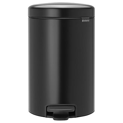 Brabantia newIcon Pedal Bin, 12L Matt Black